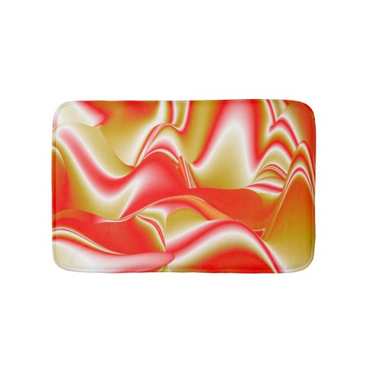 Liefde en Goud Abstract 3D Rainbowart Badmat (Voorkant)