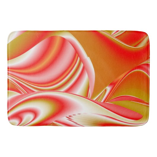 Liefde en Goud Abstract 3D Rainbowart Badmat (Voorkant)