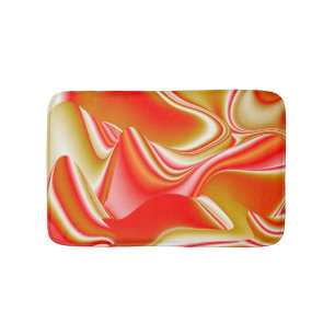 Liefde en Goud Abstract 3D Rainbowart Badmat