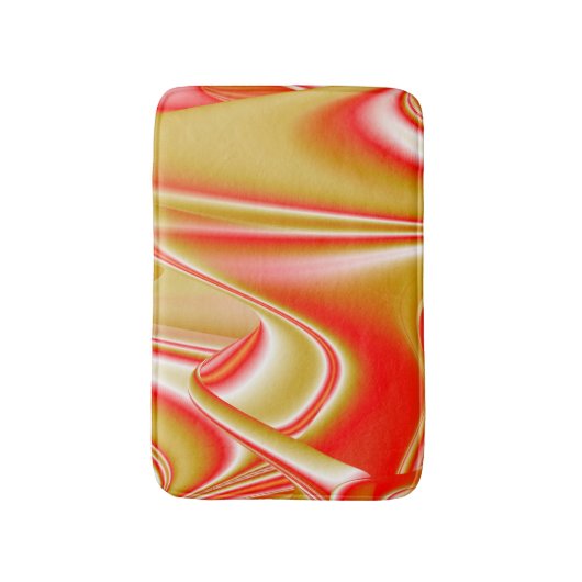 Liefde en Goud Abstract 3D Rainbowart Badmat (Voorkant Verticaal)