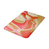 Liefde en Goud Abstract 3D Rainbowart Badmat (Gekanteld)
