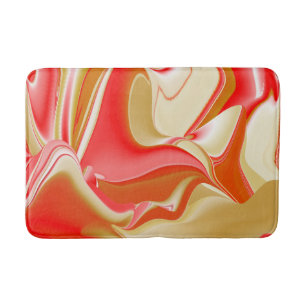 Liefde en Goud Abstract 3D Rainbowart Badmat