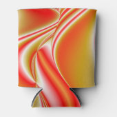 Liefde en Goud Abstract 3D Rainbowart Blikjeskoeler (Voorkant)