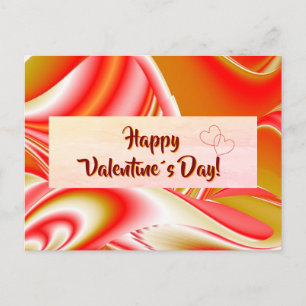 Liefde en Goud Abstract 3D Rainbowart Briefkaart