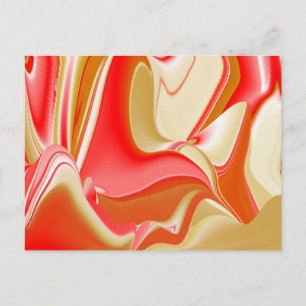 Liefde en Goud Abstract 3D Rainbowart Briefkaart