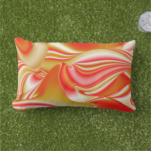 Liefde en Goud Abstract 3D Rainbowart Buitenkussen