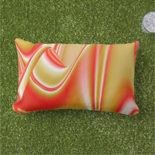 Liefde en Goud Abstract 3D Rainbowart Buitenkussen