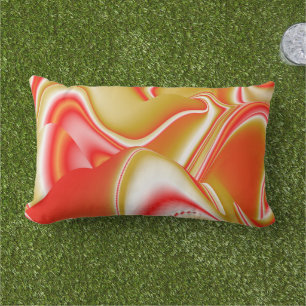 Liefde en Goud Abstract 3D Rainbowart Buitenkussen