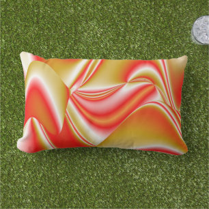 Liefde en Goud Abstract 3D Rainbowart Buitenkussen