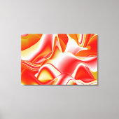 Liefde en Goud Abstract 3D Rainbowart Canvas Afdruk (Voorkant)
