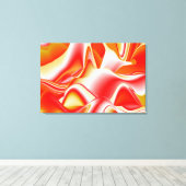Liefde en Goud Abstract 3D Rainbowart Canvas Afdruk (Insitu (Houten vloer))