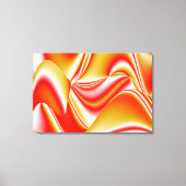 Liefde en Goud Abstract 3D Rainbowart Canvas Afdruk (Voorkant)