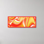 Liefde en Goud Abstract 3D Rainbowart Canvas Afdruk (Voorkant)