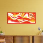 Liefde en Goud Abstract 3D Rainbowart Canvas Afdruk (Insitu (Woonkamer))