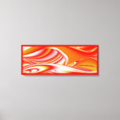 Liefde en Goud Abstract 3D Rainbowart Canvas Afdruk (Voorkant)