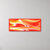 Liefde en Goud Abstract 3D Rainbowart Canvas Afdruk (Voorkant)