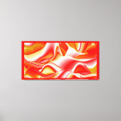 Liefde en Goud Abstract 3D Rainbowart Canvas Afdruk (Voorkant)