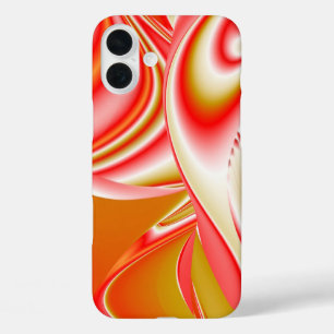 Liefde en Goud Abstract 3D Rainbowart iPhone 16 Plus Hoesje