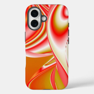 Liefde en Goud Abstract 3D Rainbowart iPhone 16 Hoesje