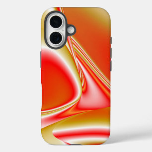 Liefde en Goud Abstract 3D Rainbowart iPhone 16 Hoesje