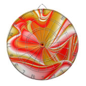 Liefde en Goud Abstract 3D Rainbowart Dartbord (Voorkant)