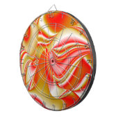 Liefde en Goud Abstract 3D Rainbowart Dartbord (Voorkant Rechts)
