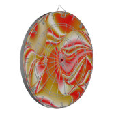 Liefde en Goud Abstract 3D Rainbowart Dartbord (Voorkant Links)
