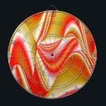 Liefde en Goud Abstract 3D Rainbowart Dartbord<br><div class="desc">Liefde en Goud,  Abstracte 3D Rainbowart,  Digitaal werk van Krisi ArtKSZP</div>