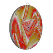 Liefde en Goud Abstract 3D Rainbowart Dartbord (Voorkant Links)