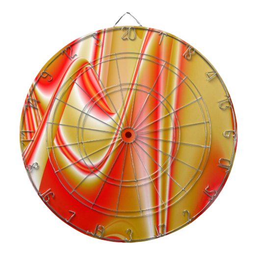 Liefde en Goud Abstract 3D Rainbowart Dartbord (Voorkant)