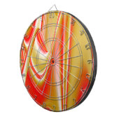 Liefde en Goud Abstract 3D Rainbowart Dartbord (Voorkant Rechts)