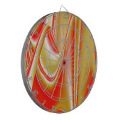 Liefde en Goud Abstract 3D Rainbowart Dartbord (Voorkant Links)