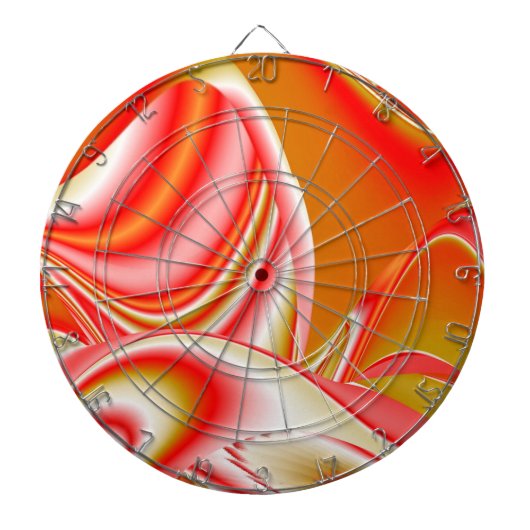 Liefde en Goud Abstract 3D Rainbowart Dartbord (Voorkant)
