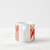 Liefde en Goud Abstract 3D Rainbowart Espresso Kop (Achterkant)