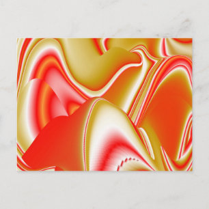 Liefde en Goud Abstract 3D Rainbowart Feestdagenkaart