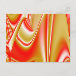 Liefde en Goud Abstract 3D Rainbowart Feestdagenkaart