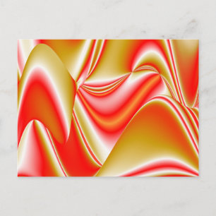 Liefde en Goud Abstract 3D Rainbowart Feestdagenkaart