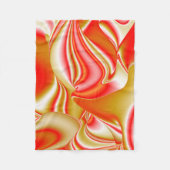 Liefde en Goud Abstract 3D Rainbowart Fleece Deken (Voorkant)