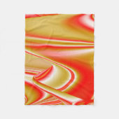 Liefde en Goud Abstract 3D Rainbowart Fleece Deken (Voorkant)