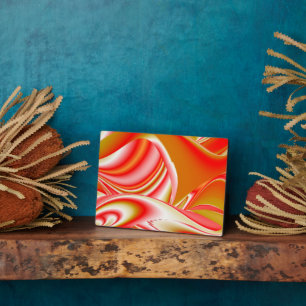 Liefde en Goud Abstract 3D Rainbowart Fotoplaat