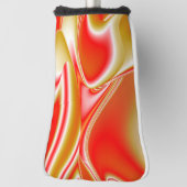 Liefde en Goud Abstract 3D Rainbowart Golfheadcover (Draai 90)