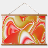 Liefde en Goud Abstract 3D Rainbowart Hangend Wandkleed (Voorkant)