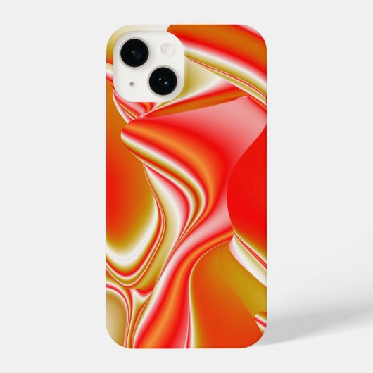 Liefde en Goud Abstract 3D Rainbowart iPhone Hoesje (Achterkant)