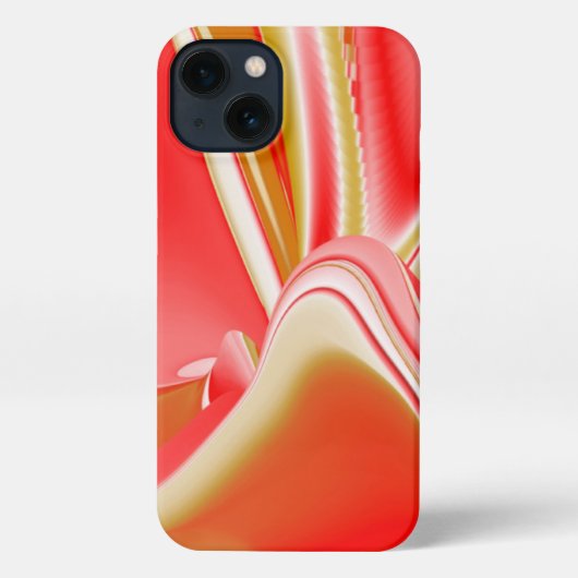 Liefde en Goud Abstract 3D Rainbowart iPhone Hoesje (Achterkant)