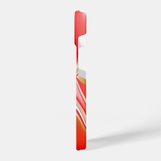 Liefde en Goud Abstract 3D Rainbowart iPhone Hoesje (Linkerkant)