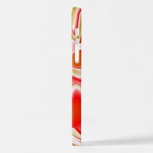 Liefde en Goud Abstract 3D Rainbowart iPhone Hoesje (Linkerkant)