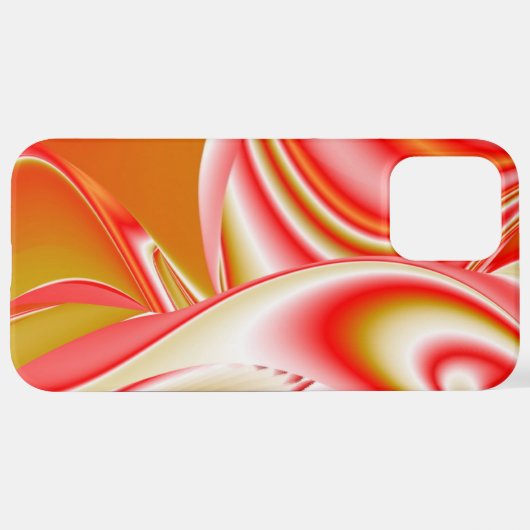 Liefde en Goud Abstract 3D Rainbowart iPhone Hoesje (Achterkant horizontaal)