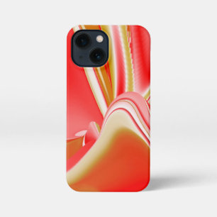 Liefde en Goud Abstract 3D Rainbowart iPhone 13 Mini Hoesje