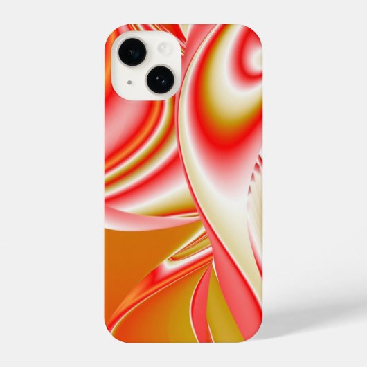 Liefde en Goud Abstract 3D Rainbowart iPhone Hoesje (Achterkant)