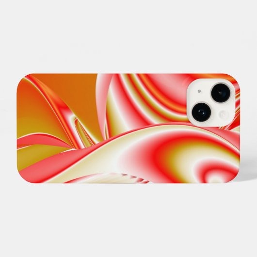 Liefde en Goud Abstract 3D Rainbowart iPhone Hoesje (Achterkant horizontaal)
